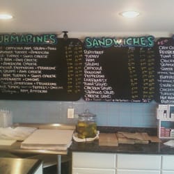 Subs Up Deli - Their menu