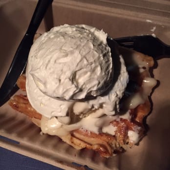 Waffle Love - Cinnamon cream cheese with ice cream and whip cream. SO GOOD I DIED - Waffles Near Me - Provo, Utah Waffle Love - Cinnamon cream cheese with ice cream and whip cream. SO GOOD I DIED - Waffles Near Me - Provo, Utah