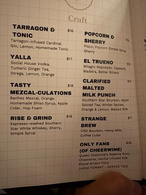 Menu photo 2 Tremont Charlotte, NC