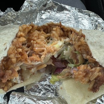  Mitchell's Mex - Inside the seven layer burrito - Tex-Mex Near Me - Lafayette, Indiana