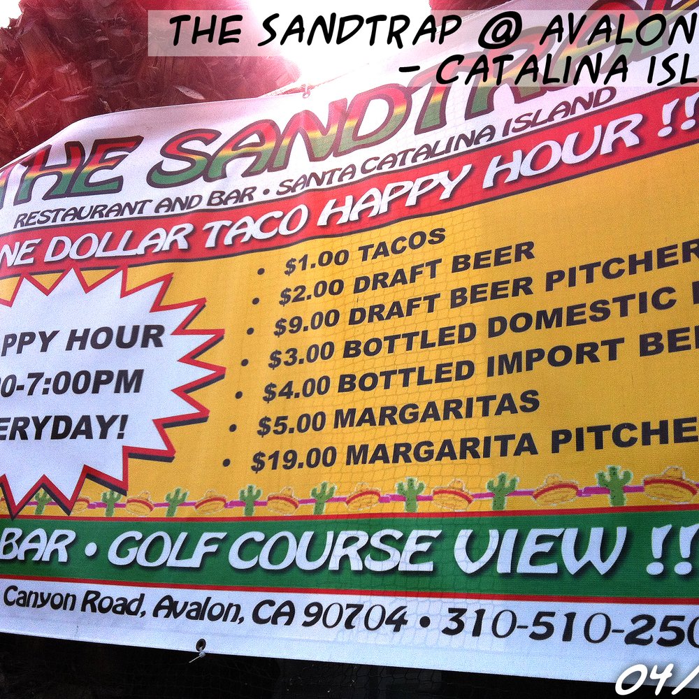 The Sand Trap - "Happy Hour" - Mexican Near Me - Avalon, California The Sand Trap - "Happy Hour" - Mexican Near Me - Avalon, California