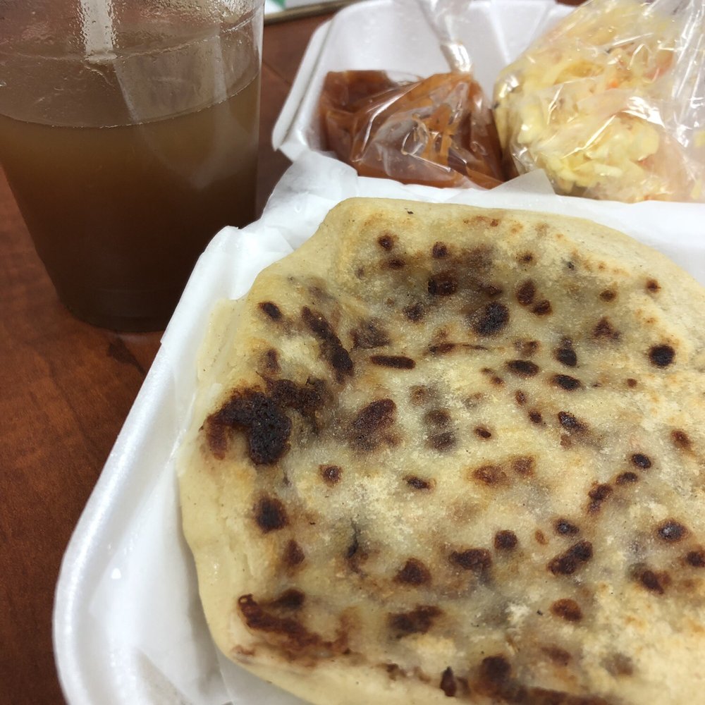 Vegetarian pupusas... delicious Vegetarian pupusas... delicious