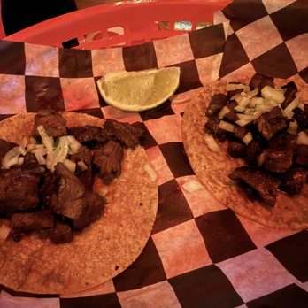 El Barco - Carne asada tacos (wish it came with two corn tortillas each) - Mexican Near Me - Boston, Massachusetts