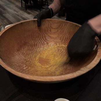 Steak 38 - Tabernacle - Making the Caesar dressing - Steakhouses Near Me - Tabernacle, New Jersey