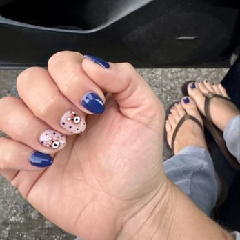 Bebe Nails 2 - Acrylic overlay manicure with gel polish design, gel pedicure - Nail Technicians Near Me - Oakland, California Bebe Nails 2 - Acrylic overlay manicure with gel polish design, gel pedicure - Nail Technicians Near Me - Oakland, California