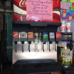 FLORES ICE CREAM - They charge for soda refills!
