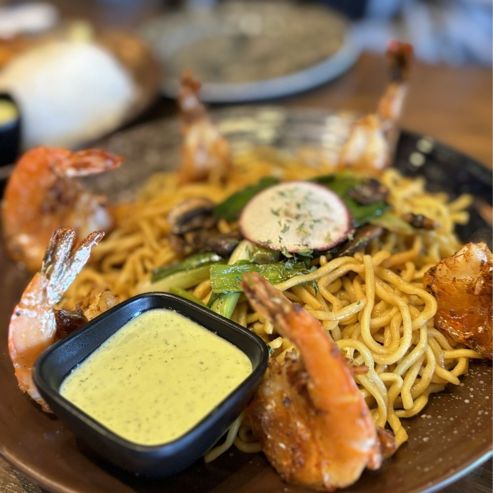 OMELI Kitchen - Cajun Tiger Prawn Garlic Noodles - Vietnamese Near Me - Fullerton, California OMELI Kitchen - Cajun Tiger Prawn Garlic Noodles - Vietnamese Near Me - Fullerton, California