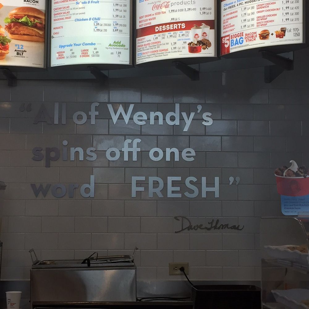 Wendy's - menus on the wall of a restaurant - Burgers Near Me - Kalamazoo, Michigan Wendy's - menus on the wall of a restaurant - Burgers Near Me - Kalamazoo, Michigan