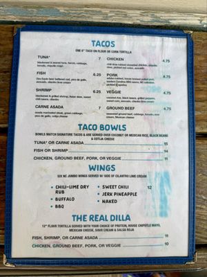 Menu photo 3 Shaka Taco Surf City, NC
