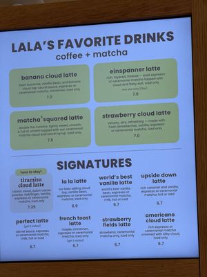 Menu photo 2 La La Land Phoenix, AZ