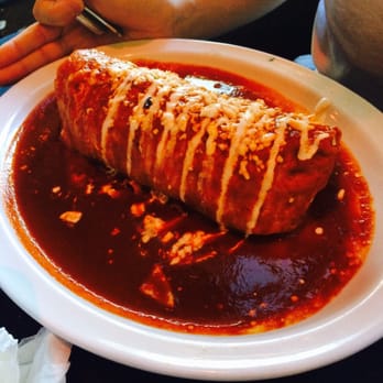 Madero 1899 - Wet burrito with red sauce - Mexican Near Me - Fullerton, California