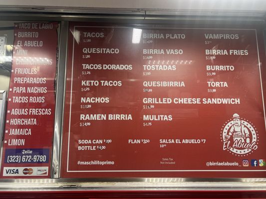 Menu photo 1 Birria El Abuelo Los Angeles, CA