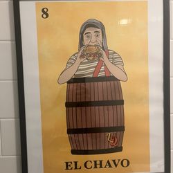 Latin Quarter - Bathroom art. Love el Chavo.