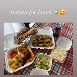 Buckeye Indian Grill - Rahman Mix Platter & Chicken Curry Box