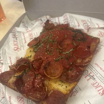 Slice House by Tony Gemignani - Detroit Rosa pizza - Pizza Near Me - Henderson, Nevada Slice House by Tony Gemignani - Detroit Rosa pizza - Pizza Near Me - Henderson, Nevada