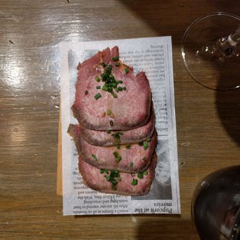 La Tasqueria - Smoked beef slices. I think. - Spanish Near Me - Madrid, M