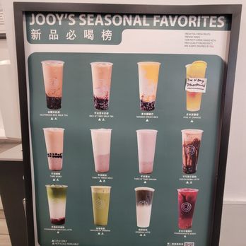 Jooy Tea Shoppe - menu part 2 - Bubble Tea Near Me - New York, New York Jooy Tea Shoppe - menu part 2 - Bubble Tea Near Me - New York, New York