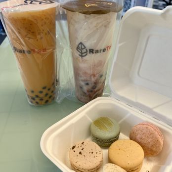 Rare Tea - Thai Milk Tea Boba and Strawberry Milk / boba and pudding. And Vanntastic Sweets. - Bubble Tea Near Me - Clovis, California