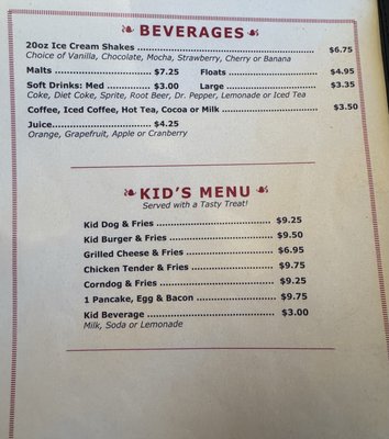 Menu photo 3 D's Diner Sebastopol, CA