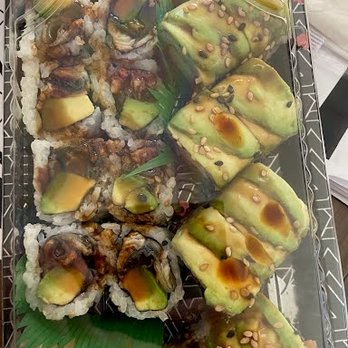 Kitami Yakiniku & Sushi - Eel and Avocado Roll and Caterpillar Roll - Japanese Near Me - Lafayette, Indiana