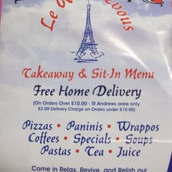 Le Rendez-Vous - The Menu... Cover
