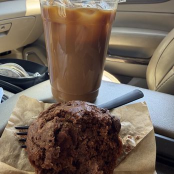 Bru Coffeehouse - Gluten and dairy free chocolate banana muffin. - Cafes Near Me - Atascadero, California