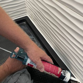 ProHandy - Removing caulk and re-caulking between the tile and shower floor - Handyman Near Me ProHandy - Removing caulk and re-caulking between the tile and shower floor - Handyman Near Me