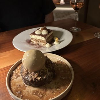 The Collab - sticky toffee w/ caramel & icecream, tiramisu w/ gold flake - Desserts Near Me - Coral Gables, Florida