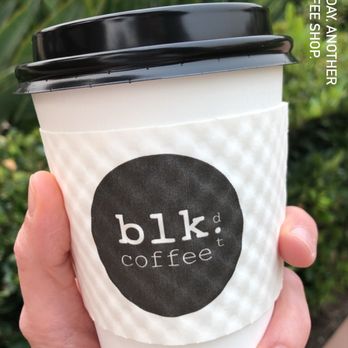Blk Dot Coffee - 12oz hot nonfat LTVM, 2/3 decaf - Coffee & Tea Near Me - Irvine, California