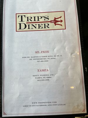 Menu photo 6 Trip's Diner - Tampa Tampa, FL Menu photo 6 Trip's Diner - Tampa Tampa, FL