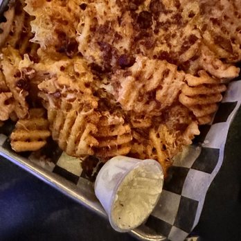 Bru - Loaded fries. We tore into these before I could get a picture! - Sports Bars Near Me - Greece, New York Bru - Loaded fries. We tore into these before I could get a picture! - Sports Bars Near Me - Greece, New York