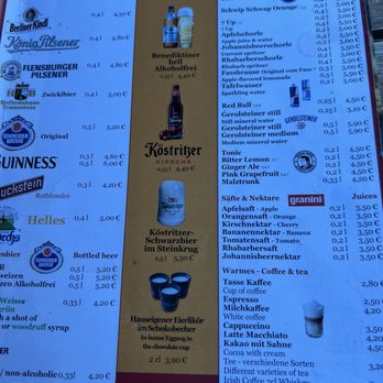 Dicke Wirtin - Menu Aug 2026. - Dive Bars Near Me - Berlin, BE