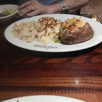 LongHorn Steakhouse - Crusted chicken with loaded baked potato - Steakhouses Near Me - Rosedale, Maryland LongHorn Steakhouse - Crusted chicken with loaded baked potato - Steakhouses Near Me - Rosedale, Maryland