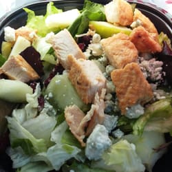 Wendy's - Apple pecan salad with hot grilled chicken