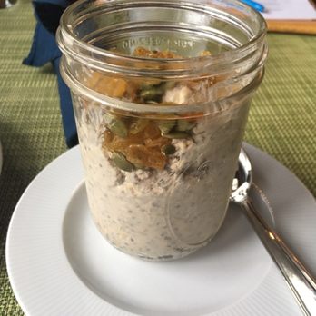 Vista Restaurant - Overnight oats with chia seeds - Breakfast & Brunch Near Me - Durham, North Carolina Vista Restaurant - Overnight oats with chia seeds - Breakfast & Brunch Near Me - Durham, North Carolina