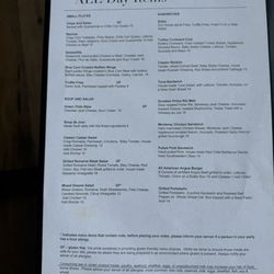Left Turn At ABQ - All day menu