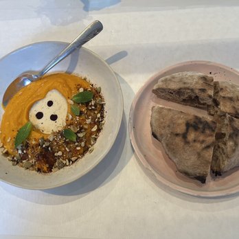 abcV - Ancient Emmer Pita Honeynut Squash - Vegetarian Near Me - New York, New York