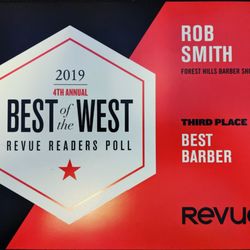 Forest Hills Barber Shop - Third place in Best of the West not too shabby