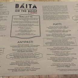 New restaurant menu New restaurant menu