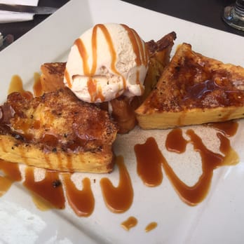 26 Beach Restaurant - Churro French Toast!! Even with the delicious Horchata ice cream, still not as sweet and rich as the Reese's Pieces French Toast. Amazing!! - New American Near Me - Venice, California