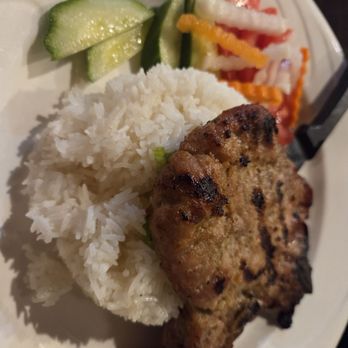 Pho Viet Thai - Grilled pork chop rice platter - Thai Near Me - Horsham, Pennsylvania Pho Viet Thai - Grilled pork chop rice platter - Thai Near Me - Horsham, Pennsylvania