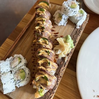Ricardo's Kitchen + Bar - Amazing Ricardo roll with aged tenderloin...and California roll - Steakhouses Near Me - Lacey, Washington Ricardo's Kitchen + Bar - Amazing Ricardo roll with aged tenderloin...and California roll - Steakhouses Near Me - Lacey, Washington