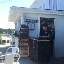 Exterior outside entrance of Fishermen's View - Outdoor bar - Sandwich, Massachusetts Exterior outside entrance of Fishermen's View - Outdoor bar - Sandwich, Massachusetts