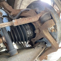 Left CV Axle (front view) Left CV Axle (front view)