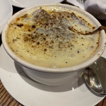 Settlers Bay Lodge - French onion soup - Steakhouses Near Me - Wasilla, Alaska Settlers Bay Lodge - French onion soup - Steakhouses Near Me - Wasilla, Alaska