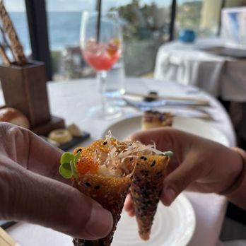 Spago - Bigeye Ahi Poke Cones* absolutely superb - Asian Fusion Near Me - Maui, Hawaii