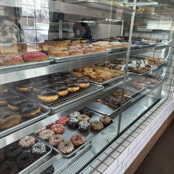Delicious Donuts and Bagels - This picture was taken after 12pm, good variety of donuts - Donuts Near Me - Newark, California Delicious Donuts and Bagels - This picture was taken after 12pm, good variety of donuts - Donuts Near Me - Newark, California