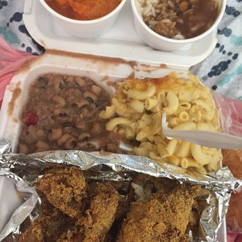 Granny's Kitchen Southern Style Soul Food - Cat fish nuggets  Mac n cheese  Black eyed peas  Rice and gravy  Yams  BOMB.COM - Soul Food Near Me - Los Angeles, California