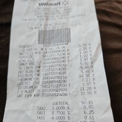Walmart Neighborhood Market - Thecproof of purchase