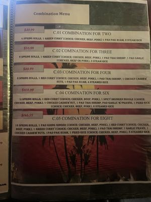 Menu photo 5 Coconut Thai Restaurant Chilliwack, BC